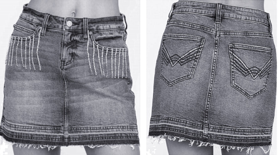 Denim Skirt 040