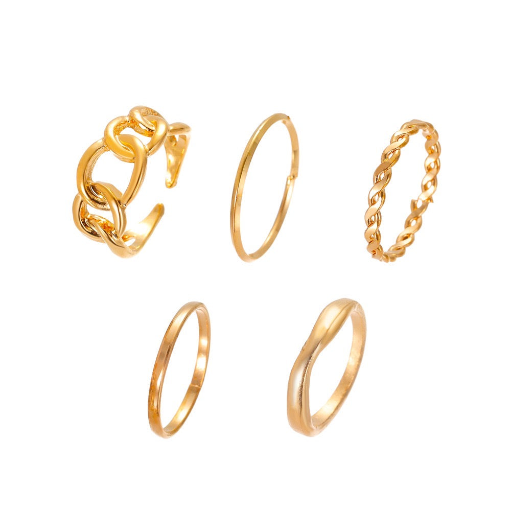 Five-Piece Ring Set