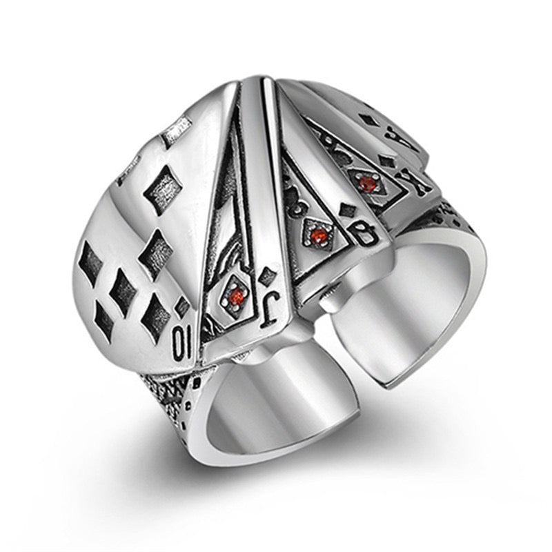 Royal Flush Open Ring