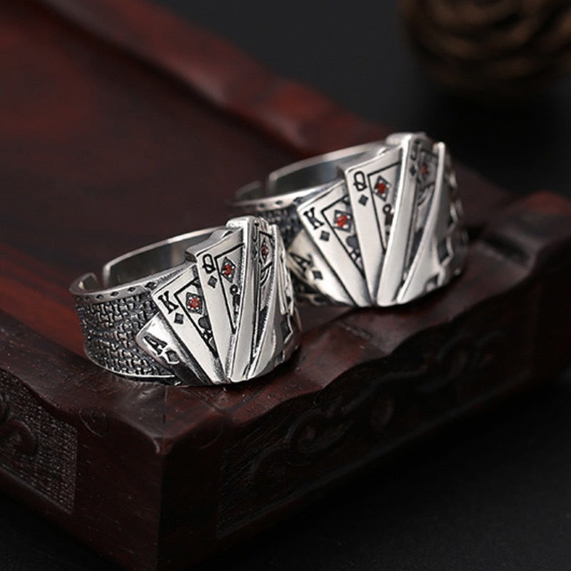 Royal Flush Open Ring