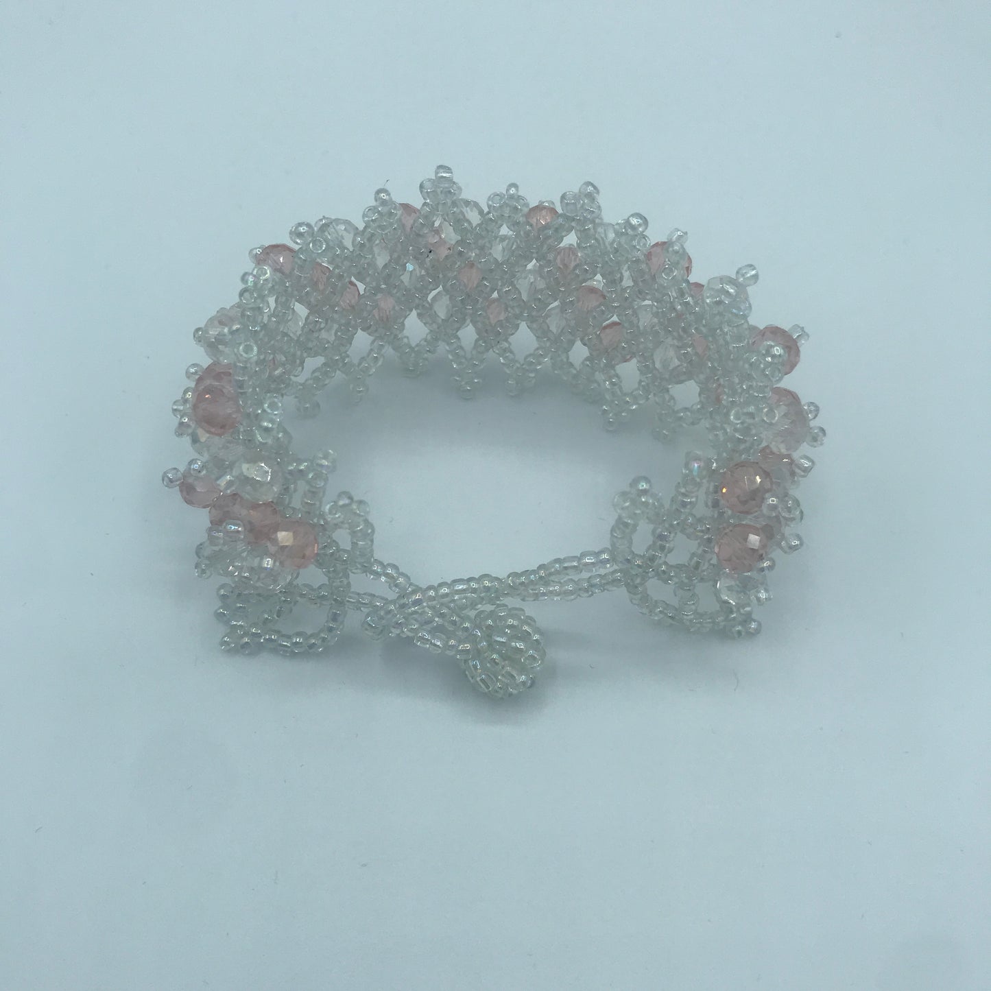 Coloured gravel beads bracelet