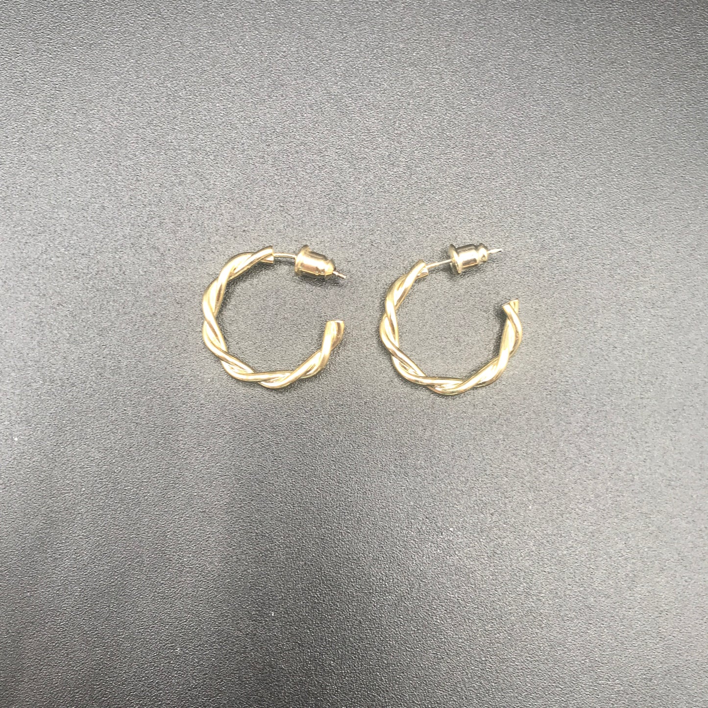 C-shaped rope earrings
