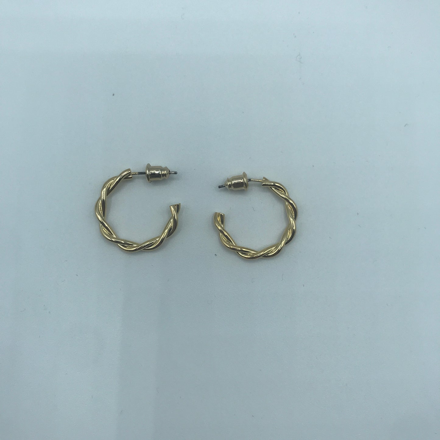 C-shaped rope earrings