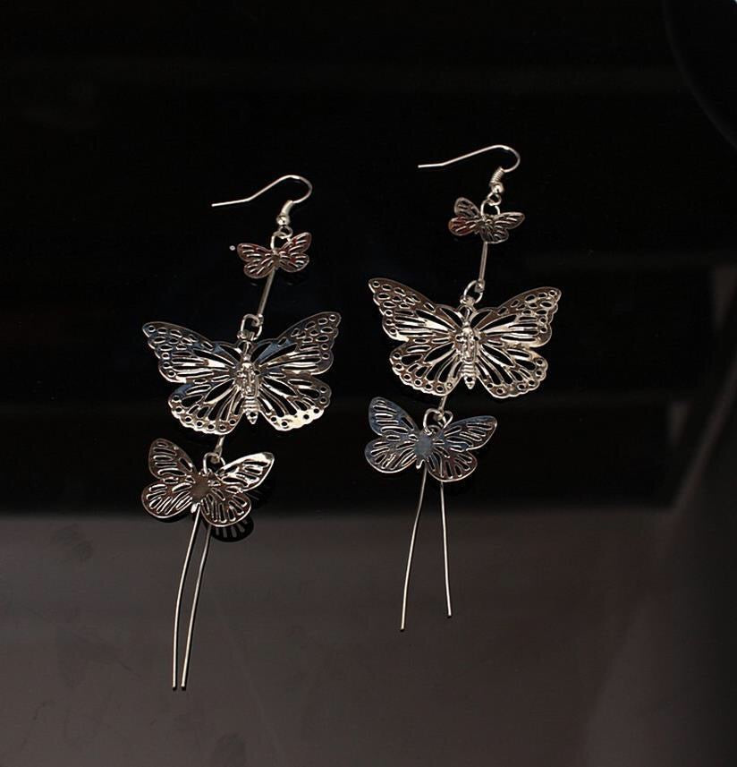 Slinky Big Butterfly Earrings