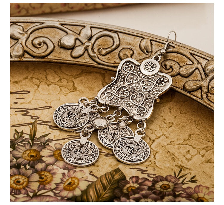 Ethnic Vintage Ancient Pattern Earrings
