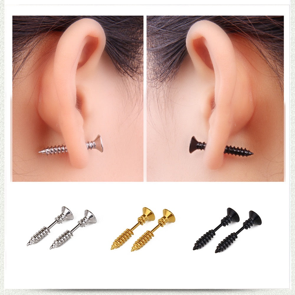 Punk Darkness Ear Stud Collection