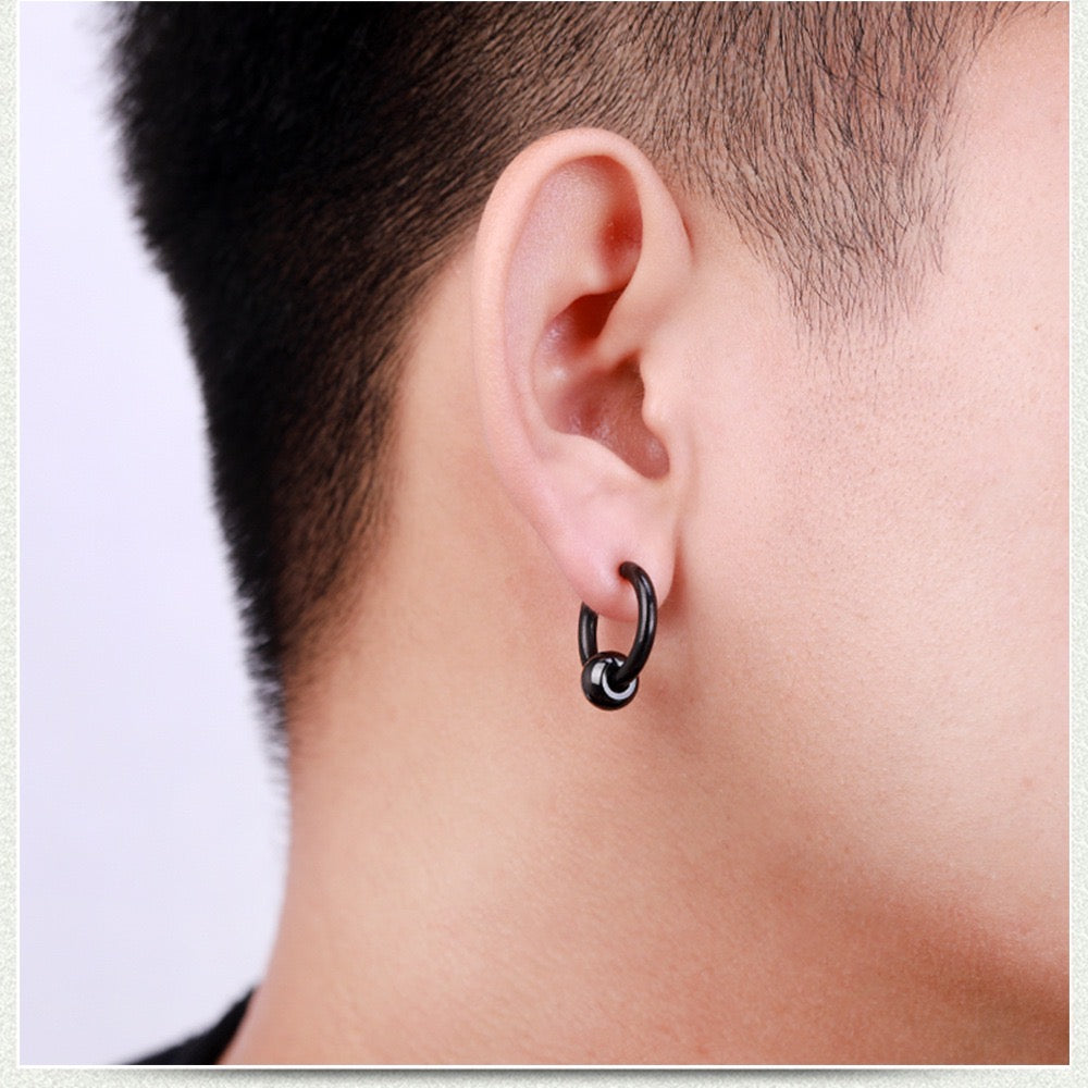 Hip Hop Stainless Steel Earring Buckles