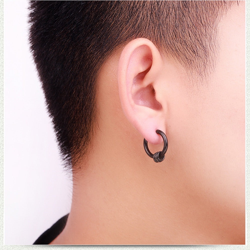 Hip Hop Stainless Steel Earring Buckles