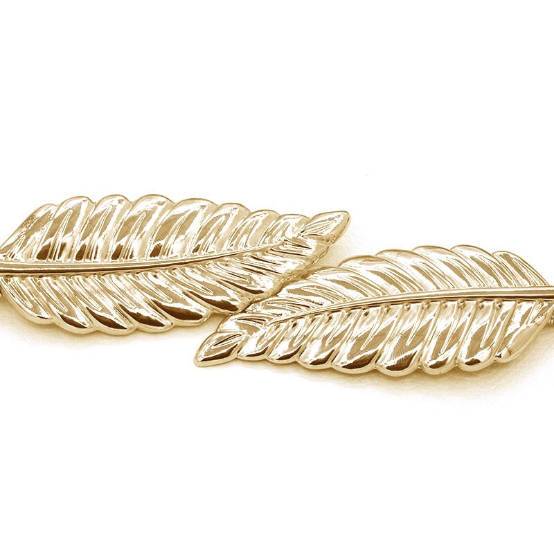 Adjustable leaf chain belt