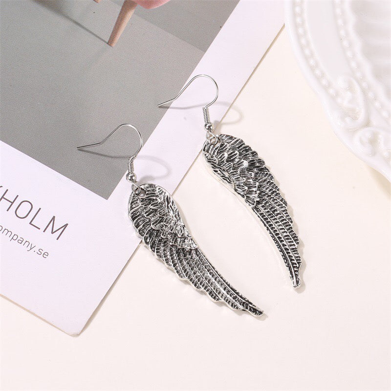 Vintage angle's wing earrings