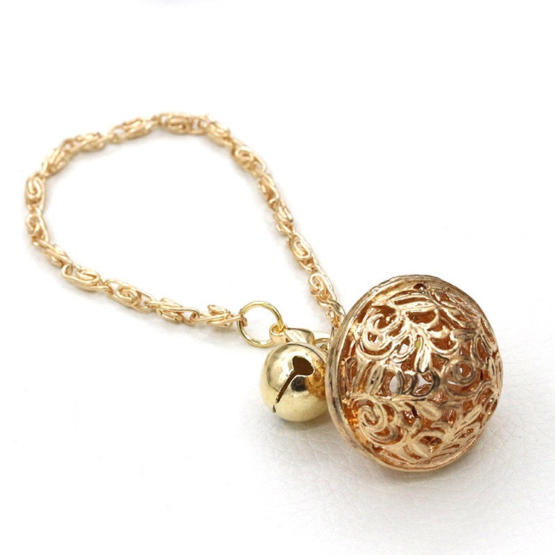Big and small round bell hang accessory
