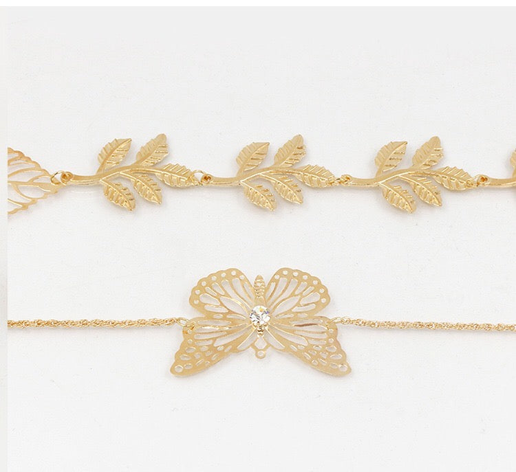 Slinky drop hair clips collection