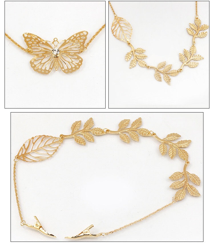 Slinky drop hair clips collection