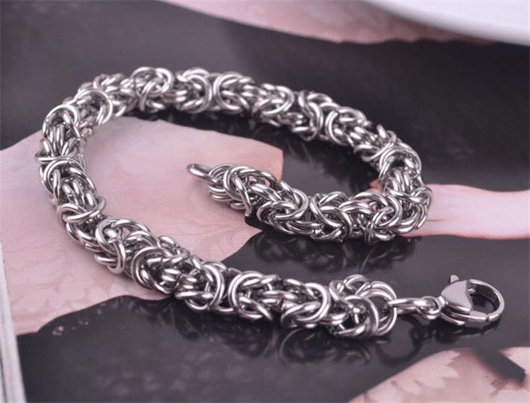 Ring buckle chain necklace