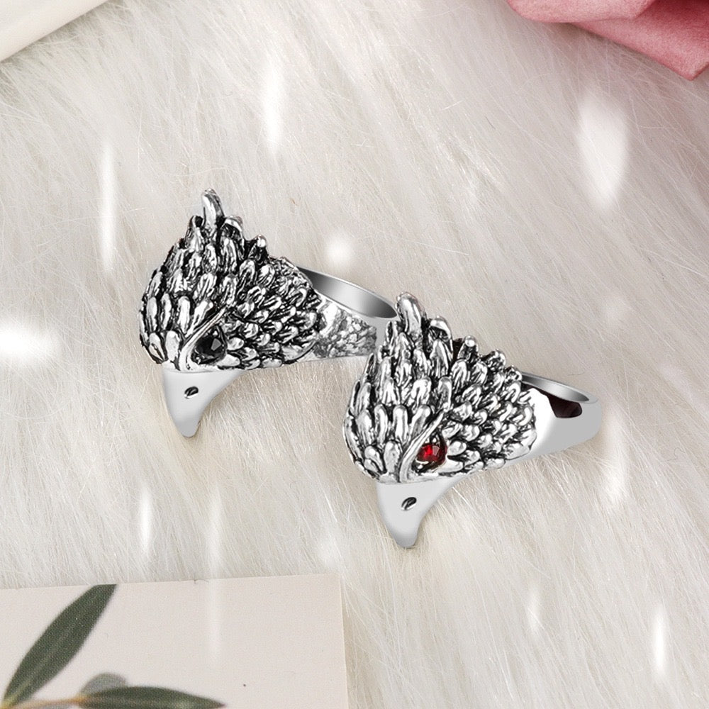 Red Eye Eagle Ring