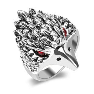 Red Eye Eagle Ring