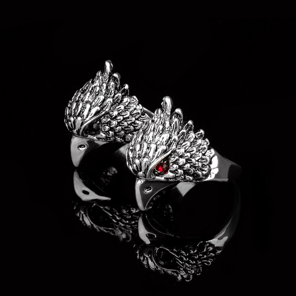 Red Eye Eagle Ring