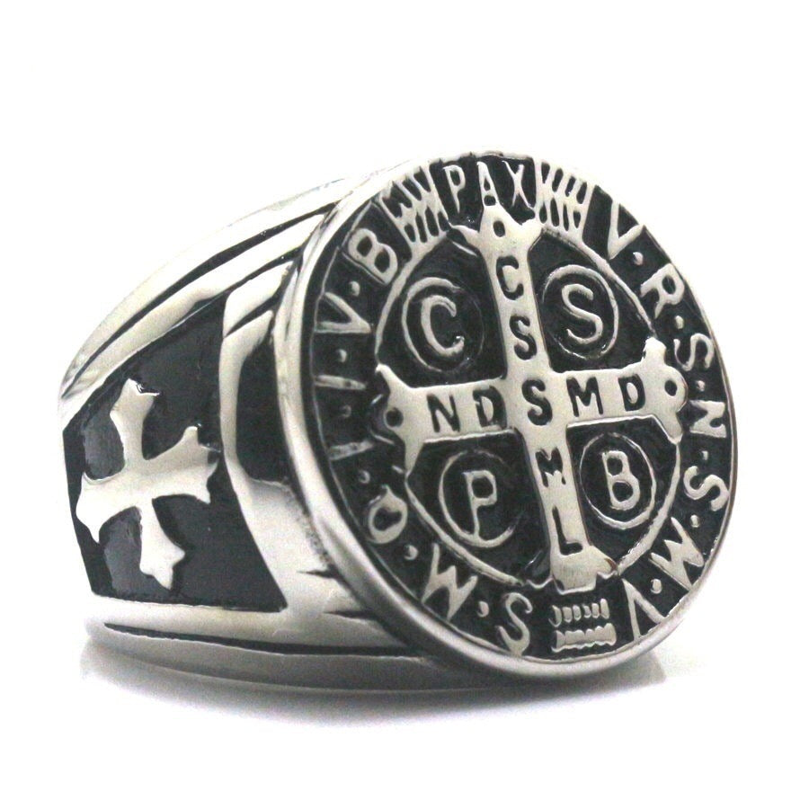 The cross letter ring