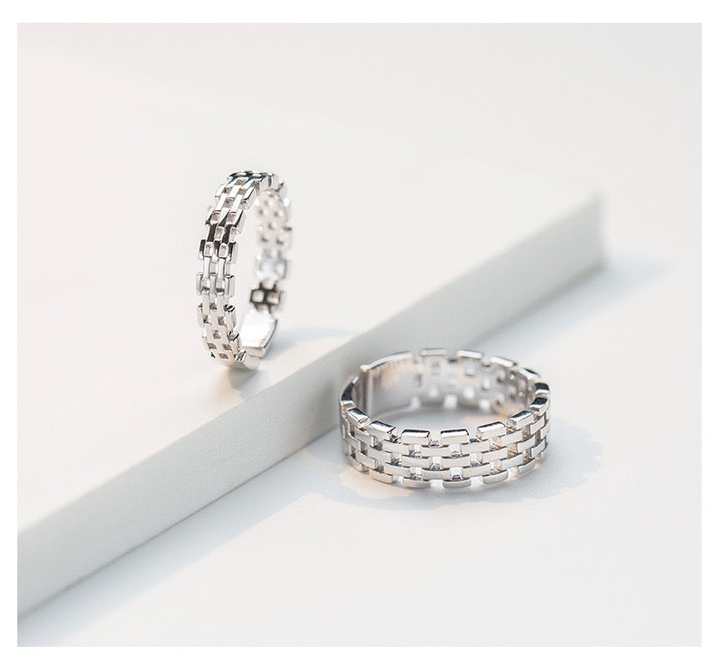 Adjustable Great Wall Couple Open Rings
