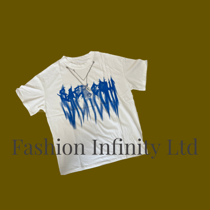 Unisex Chained Razor Blade T-Shirt