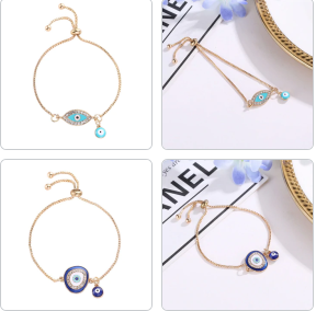 Devil's eye bracelet collection