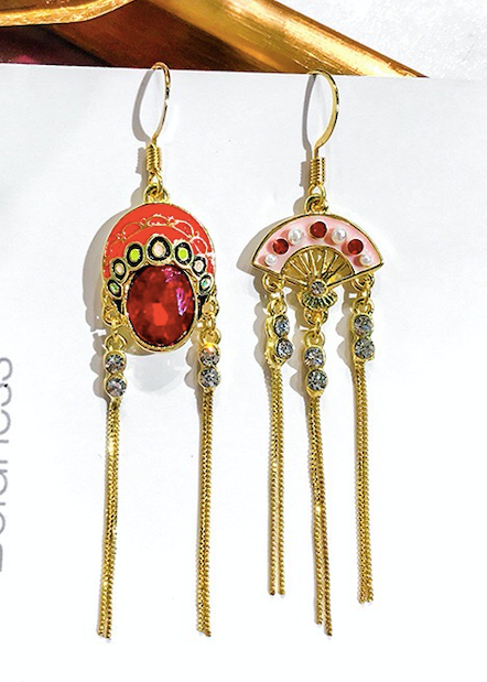 CLNLP Opera Face Earrings