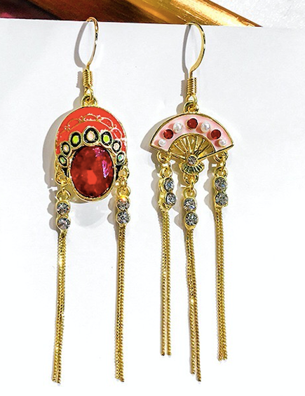 CLNLP Opera Face Earrings
