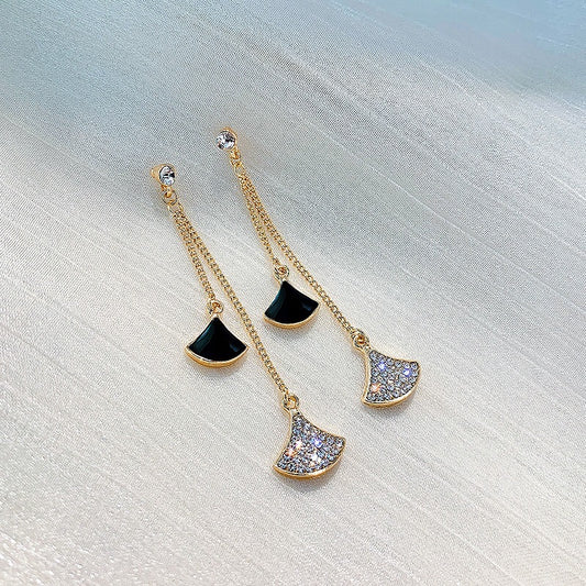 Fanshaped Drop Earrings