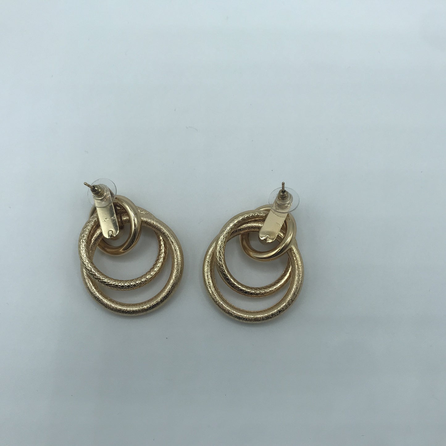 Multi hoop snake pattern earrings