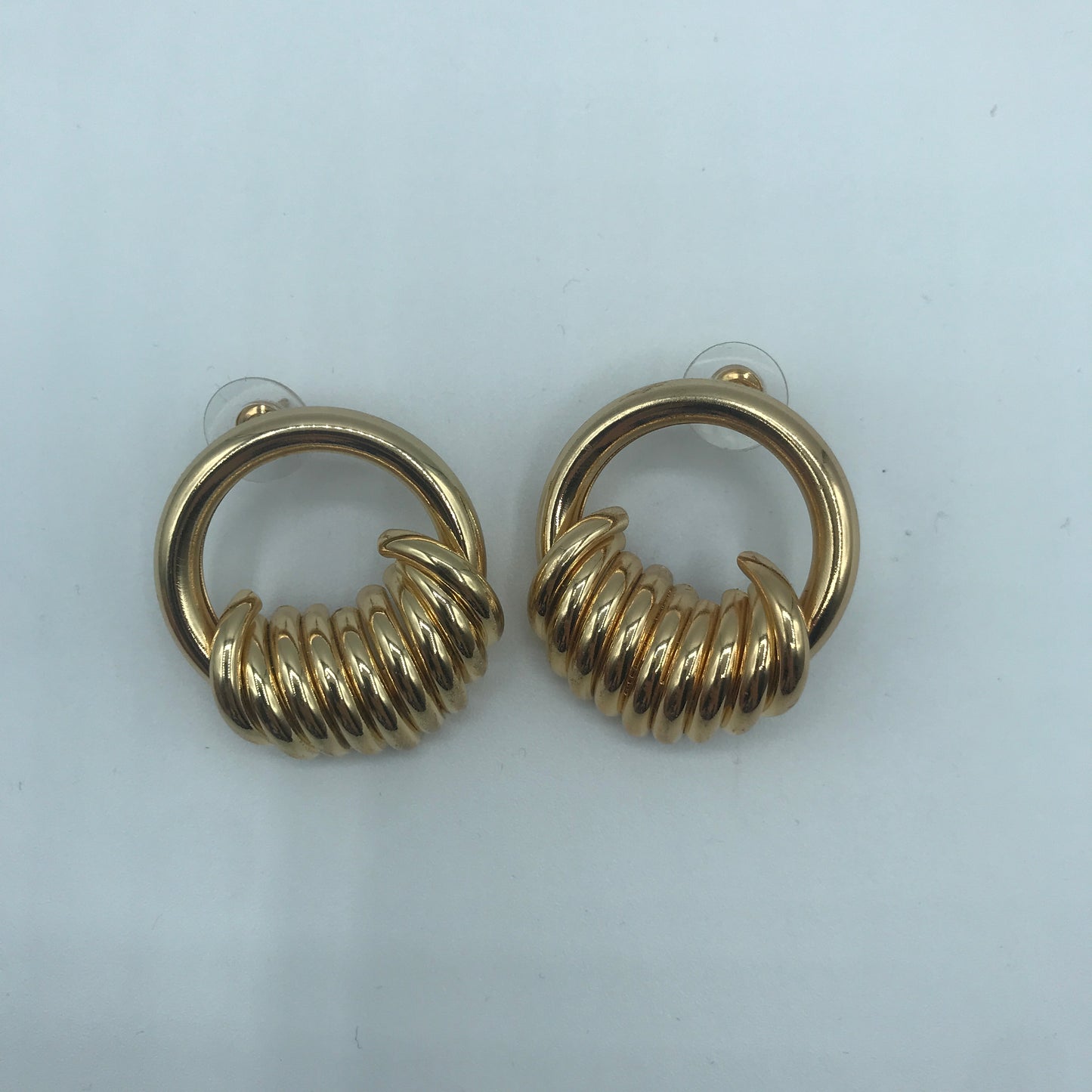 String ring earrings