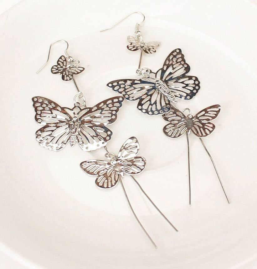 Slinky Big Butterfly Earrings