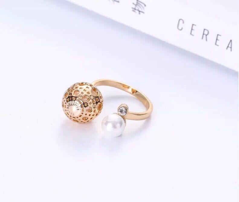 Adjustable Netting Ball with Pearl Open Ring