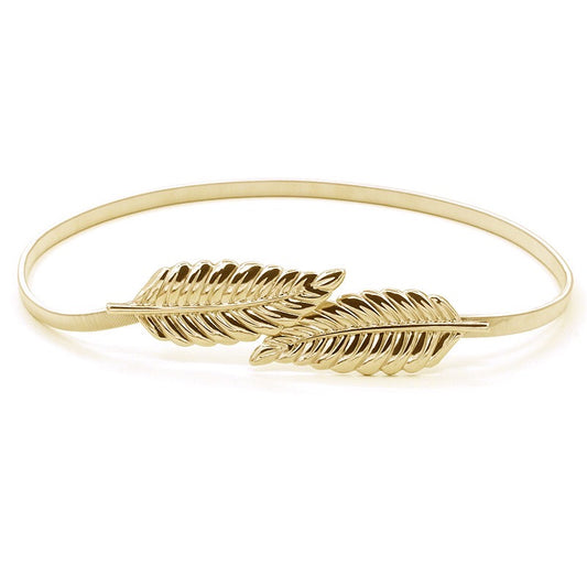 Adjustable leaf chain belt