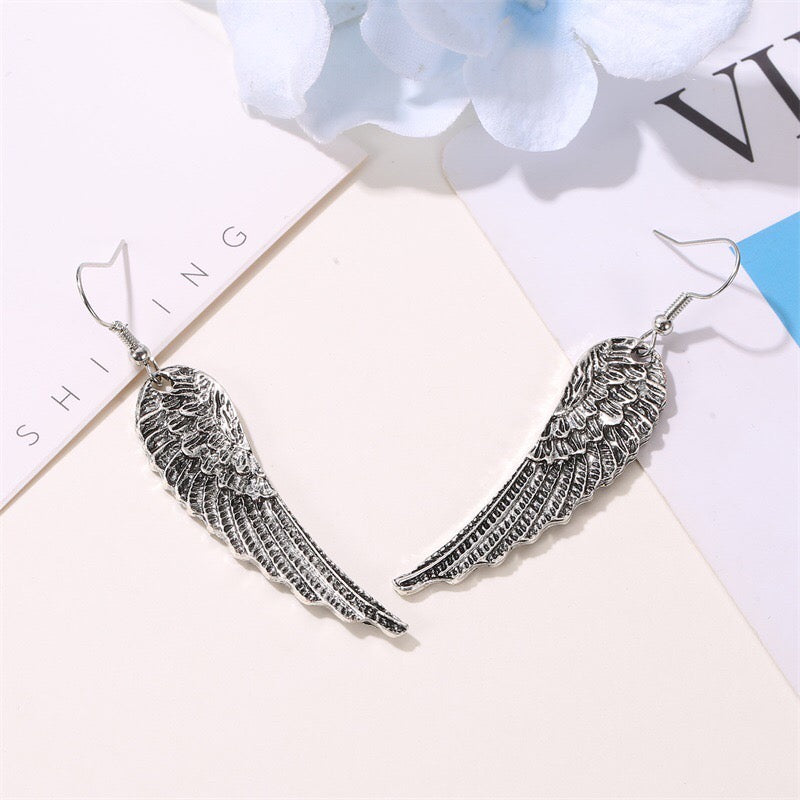 Vintage angle's wing earrings