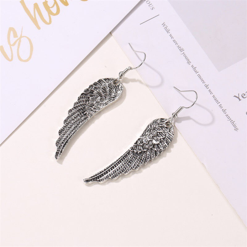 Vintage angle's wing earrings