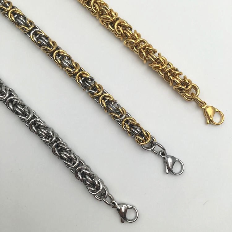 Ring buckle chain bracelet