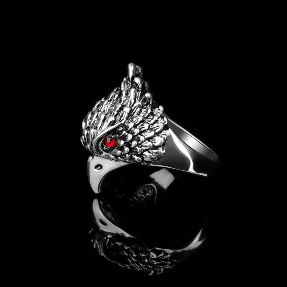 Red Eye Eagle Ring