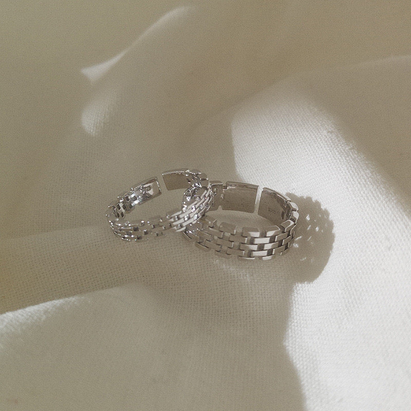 Adjustable Great Wall Couple Open Rings