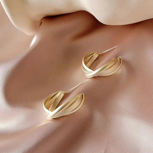 Twist Triple C Earrings